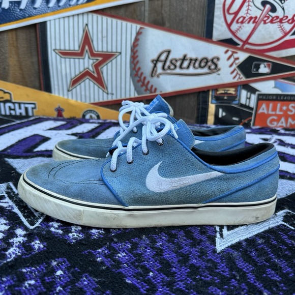 Size 11 - Nike Zoom Stefan Janoski Sb Pacific Blue Mens - Picture 1 of 7